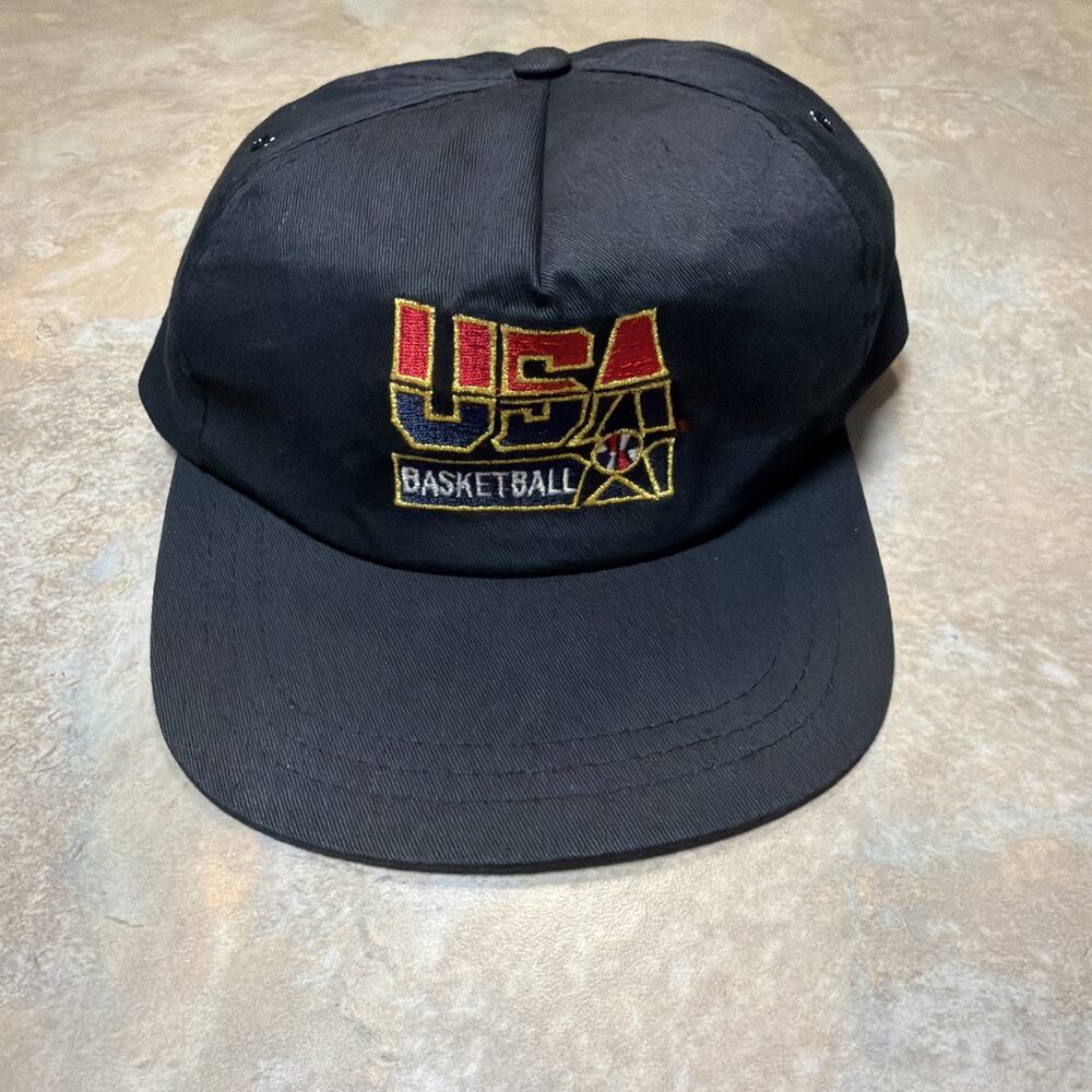 Vintage USA Basketball Dream Team 1992 Hat Cap Black Snapback McDonald’s NBA
